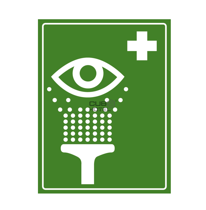 Eye wash sign